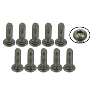 3Racing TS-BSM310M M3 x 10 Titanium Button Head Hex Socket - Machine (10 Pcs)