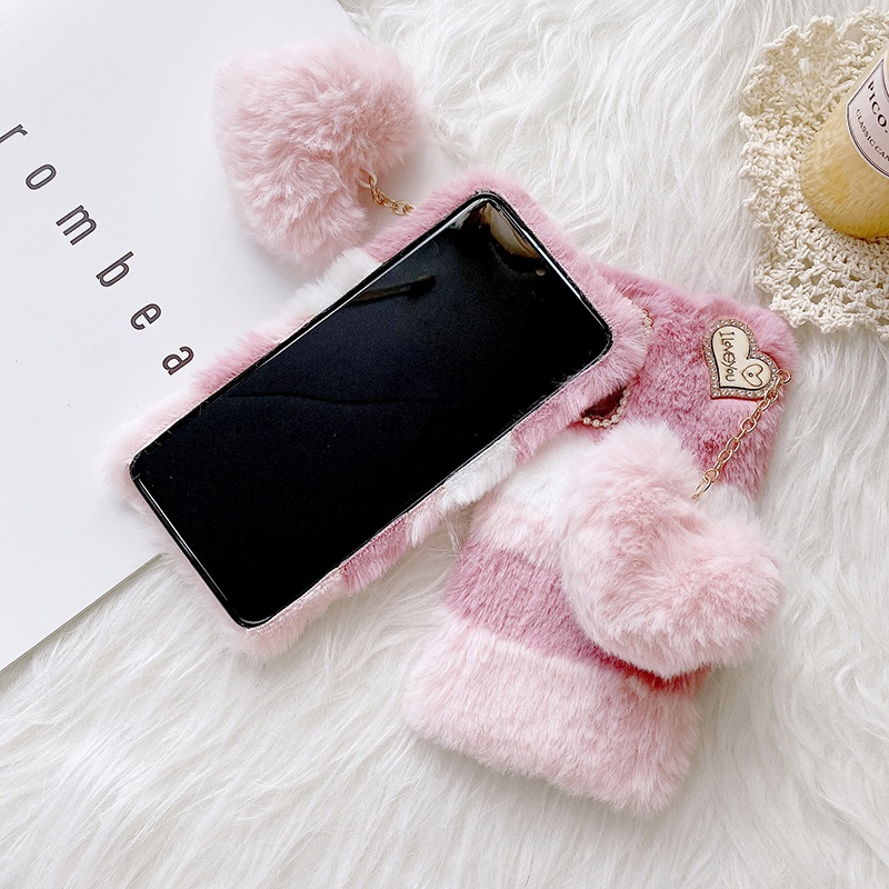 ปลอกสําหรับ VIVO Y04 Y29 Y19S Y17S Y28 Y03 Y02S Y18S Y18E Y16 Y35 Y22S Y15S Y21S Y33S Y12A Y12S Y20S Y20S Y20S ขนสัตว์น่ารักBlingกรณีปุยตุ๊กตาWarm Furryตุ๊กตา ราคา ถูกที่สุด ดีลบีเคเค แกลเลอรีภาพที่ 7