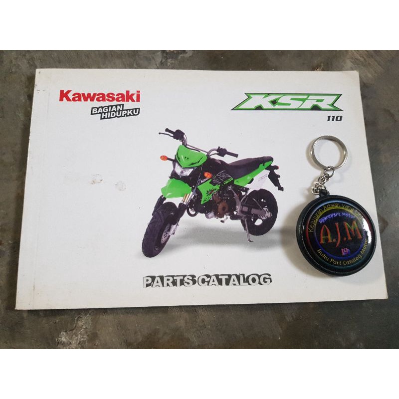 หนังสืออะไหล่ Kawasaki Ksr 110 Copian Catalog หายาก