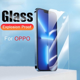 ฟิล์มกระจกนิรภัย เต็มจอ [ฟิล์มใส] Oppo F9 F11 Pro A5S Ax5S A12 A31 A15 A15S A54 A74 5G A83 A91 A92 A72 A93 A33 A52 A53 A5 A9 2020 Reno 2F 3 4 5