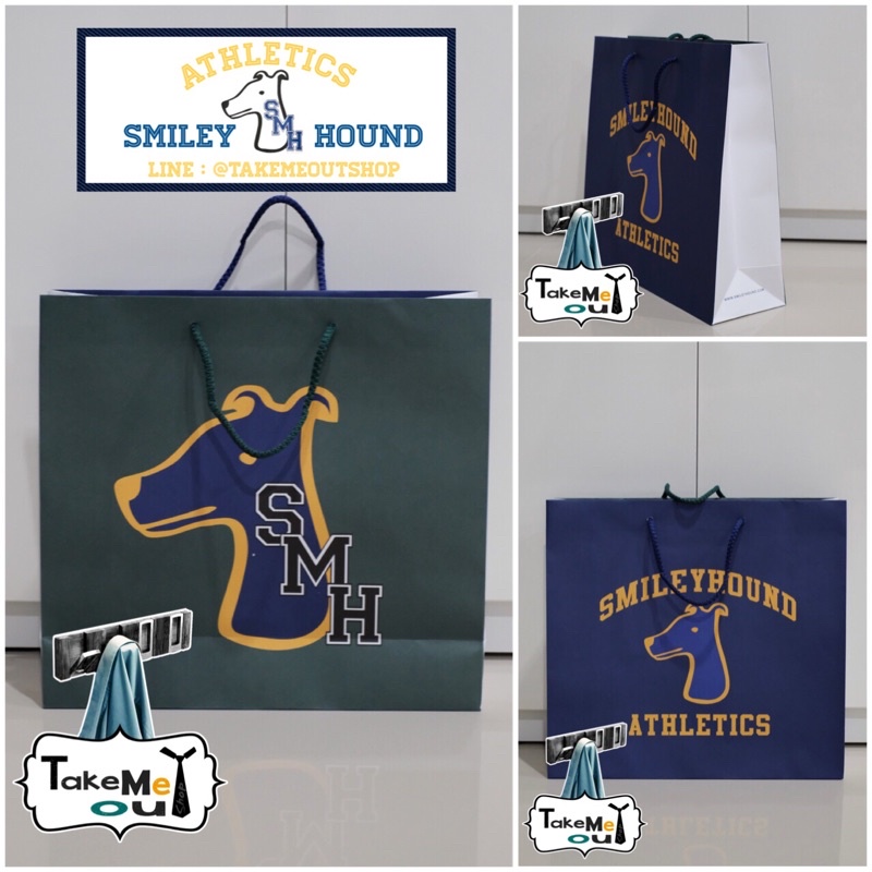NEW SMILEYHOUND LIMITED SHOPPING BAG COLLECTION ATHLETICS