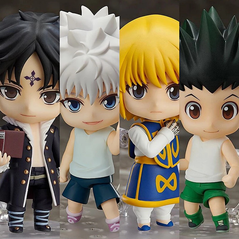 Hunter x Hunter Killua Zoldyck Kurapika Chrollo Lucilfer Gon Freecss Nendoroid 1183 1184 1185 1186 P