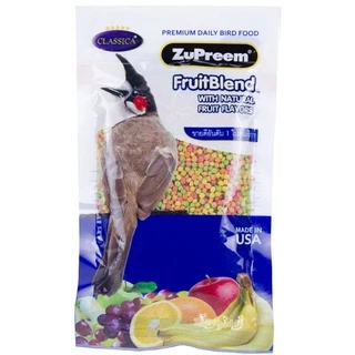 [500g.][100g.] อาหารนก ZuPreem อาหารนกหัวจุก นกกรงหัวจุก ผลไม้รวมอัดเม็ด รสชาติธรรมชาติ