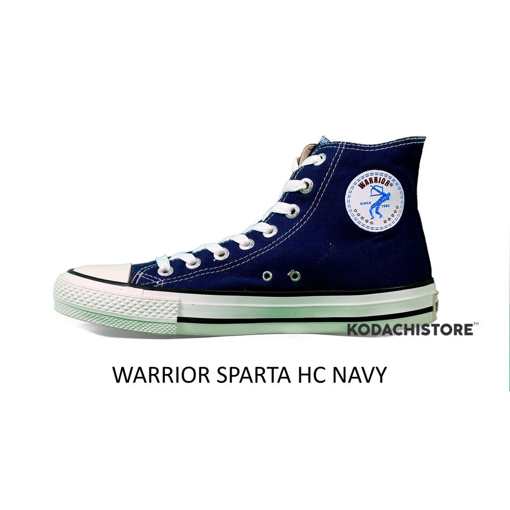 Warrior Sparta HC Dark Navy Shoes - Warrior รองเท้าวัลคาไนซ์ ของแท้