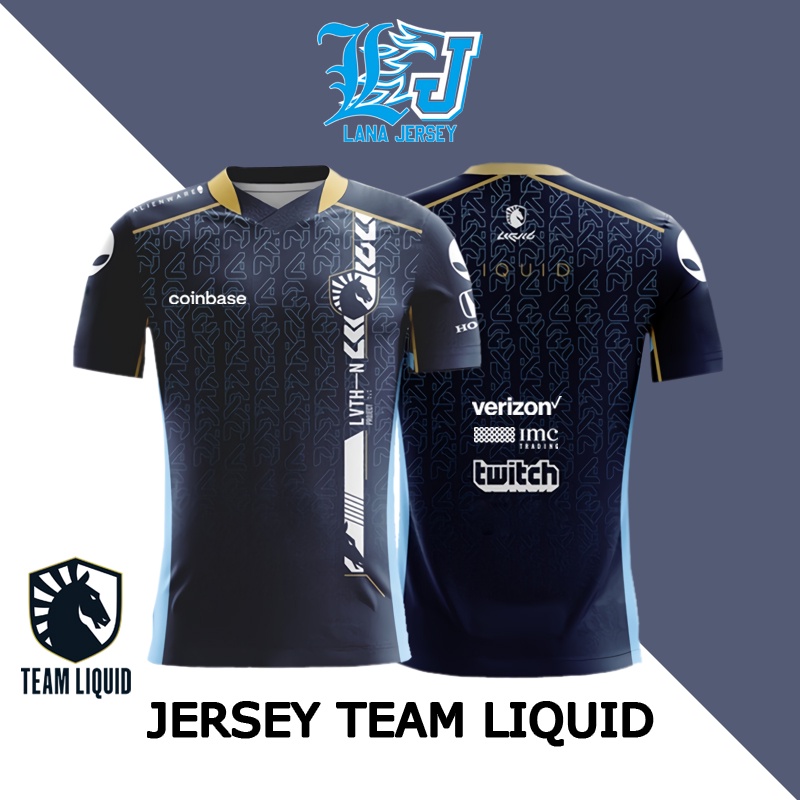 ล่าสุด 2021 Dota 2 Liquid Team Gaming Jersey Dota 2 เกมเสื้อยืด