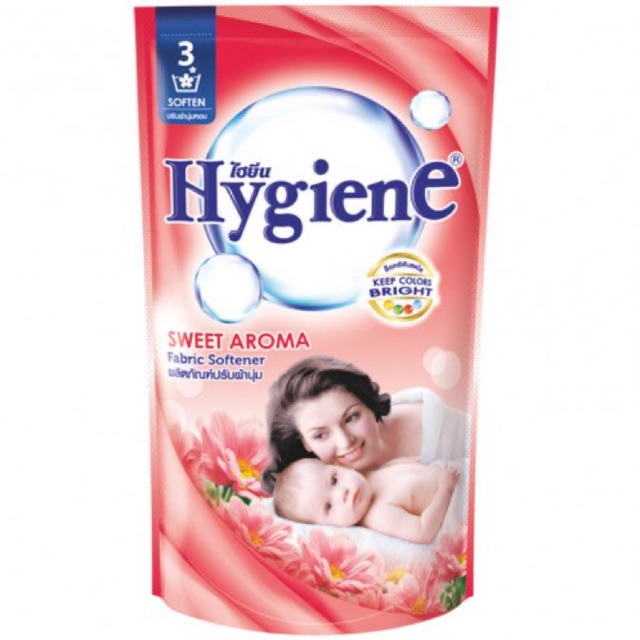 น้ำยาปรับผ้านุ่มไฮยีน 600ml. (สีแดง)