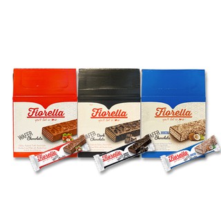 เวเฟอร์ช็อกโกแลต ฟิโอเรร่า 40ก แพ็ค 24ชิ้น  FIORELLA WAFER CHOCOLATE 40G PACK 24PCS