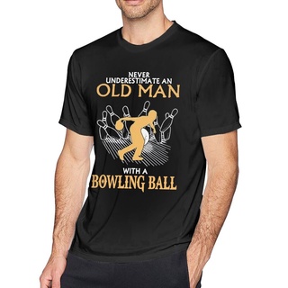 ราคาระเบิดเสื้อยืดลําลอง ผ้าฝ้าย แขนสั้น คอกลม พิมพ์ลาย WEIJIE Old Bowling สําหรับผู้ชาย DGDS62686S-3XL