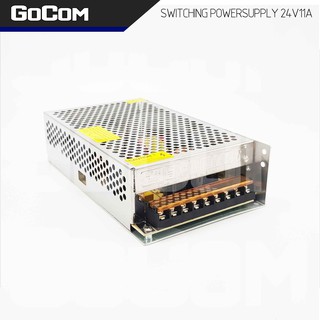 Gocom สวิทชิ่ง DC 24V โวลท์ 11A แอมป์ เพาเวอร์ซัพพลาย 264 วัตต์ Switching Power Supply 220V AC to 24V DC 11A Power 264W