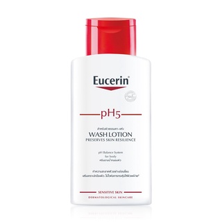 ￼Eucerin PH5 Wash 200 ml อาบน้ำ Wash lotion Sensitive skin ยูเซอรีน โลชั่นอาบน้ำ atopic ผิวแพ้ง่าย ชุ่มชื้น ผิวไม่ลอก