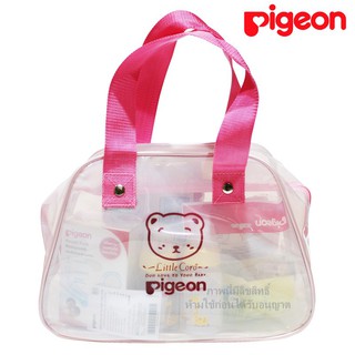 PIGEON พีเจ้น ชุดของขวัญสำหรับเด็กทารก Little Pink ในชุดมีสินค้า 8 ชิ้น (รวมกระเป๋า)