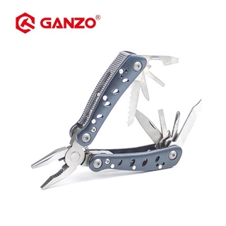 เครื่องมือเอนกประสงค์ คีม Ganzo 2019S Multi pliers, Multitools ชุดไขควง มีดพับ  ของแท้ พร้อมเคสไนล่อน