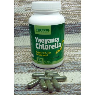สาหร่ายคลอเรลล่า Yaeyama Chlorella 400mg 150 Capsules (Jarrow Formulas®)