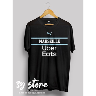 เสื้อยืดโอเวอร์ไซส์เสื้อยืดผ้าฝ้าย พิมพ์ลาย Marseille COTTON COMBED 30S แฟชั่นฤดูหนาว สําหรับผู้ชาย และผู้หญิง อายุ 3 ปี