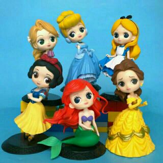 Q posket Disney Anna , Belle , Tinkerbell ของแท้ 100%