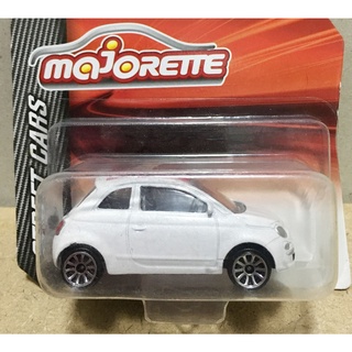 Majorette Fiat 500 - Red Roof - White Color /Wheels 5U /scale 1/55 (3 inches) Short Package