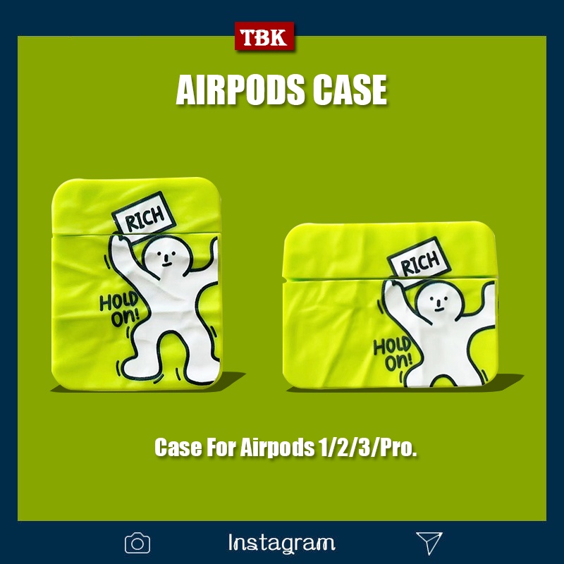 เคส airpods pro 3 case การ์ตูน การ์ตูนล้อเลียน ชายผิวขาวตัวน้อย เคสแอร์พอร์ต เคส airpod pro 3 case เ