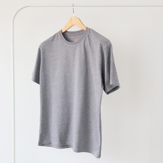 เสื้อยืดสีเทาอ่อน ผ้าหนา 200g jasper Soft Cotton