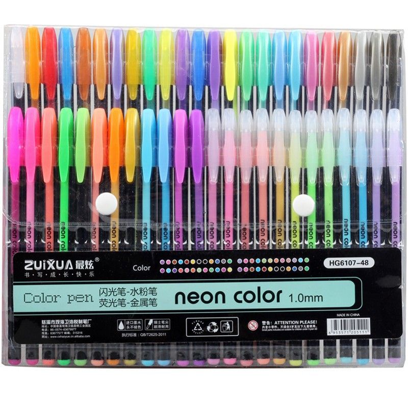 ปากกาเจล Neon clolor 48 สี ขนาด1.0 mm