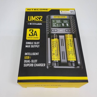 Nitecore UMS2 เครื่องชาร์จถ่านอัจฉริยะ ของแท้ เช็คโค๊ดได้