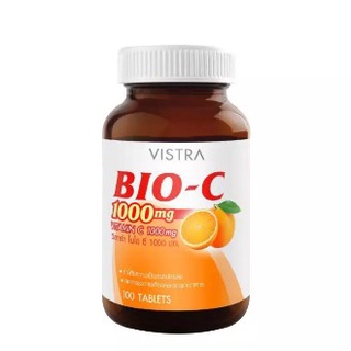 Vistra Bio-C 1000mg วิสทร้า ไบโอซี 30เม็ด