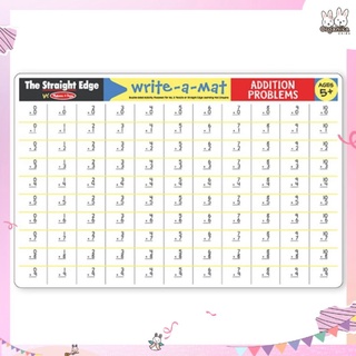 แผ่นรองจานแสนสนุก สนุกกับการบวกเลขแบรนด์ Melissa &amp; Doug รุ่น Write-A-Mat Learning Mat - Addition