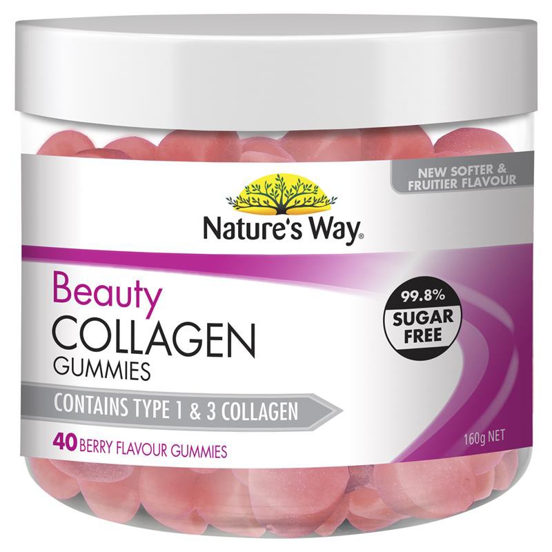 Nature's Way Beauty Collagen 40 Gummies เยลลี่คอลลาเจน