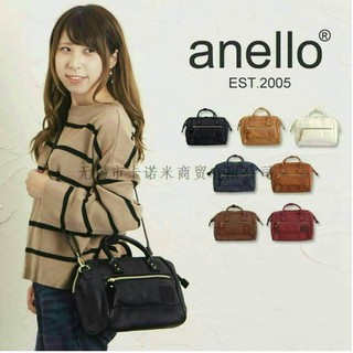 กระเป๋าถือหรือสะพาย Anello Boston Bag PU 2 way