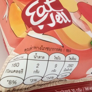 ไร่กำนัลจุล ข้าวเกรียบปลา รสกะเพรากรอบ 30 กรัม 5 ถุง Rai