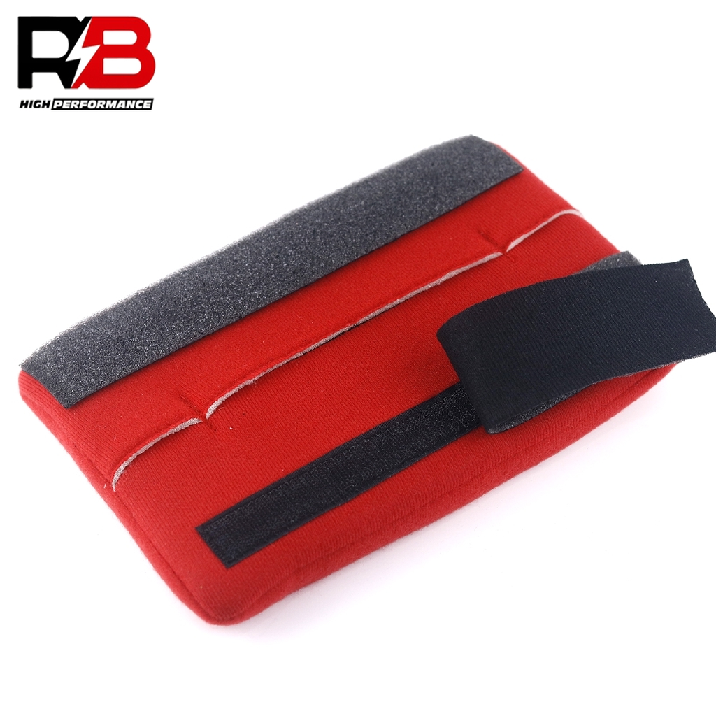 1X JDM RECARO หัวปรับแต่ง Pad Lumbar pad รูปที่ 8