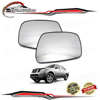 เนื้อเลนส์กระจก ข้าง ขวา+ซ้าย ใส่ Nissan Navara D40 2005 - 2014 Nissan Frontier Navara D40 4x2 4x4