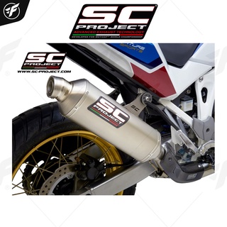 HONDA CRF1100L AFRICA TWIN (2020-2022) - ADVENTURE Rally Raid Muffler, Titanium, with Titanium end cap