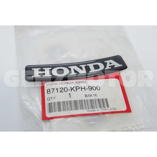 สติ๊กเกอร์ โลโก้ ฮอนด้า สติ๊กเกอร์ เรซิ่น ตัวนูน ฮอนด้า HONDA 80 มม. แท้ศูนย์ 87120-KPH-900 ⚡️พร้อมส่ง ส่งไว ค่าส่งถูก⚡️