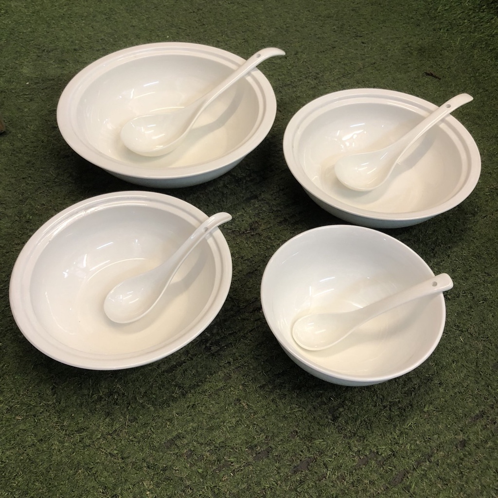 ช้อนตักซุปและทัพพีเนื้อเซรามิกมีให้เลือกหลายแบบหลายขนาด - รูปที่ 4