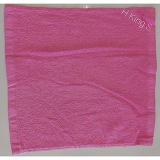 ผ้าเช็ดหน้าโรงแรม 12"x12" cotton 100% 1ปอนด์ ทอขนหิ้น ด้ายคู่ ซับน้ำดี สินค้าพร้อมส่ง ผลิตในไทย