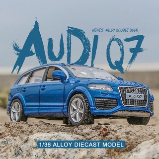 RMZ CITY 1:36 Audi Q7 SUV โมเดลรถยนต์ของเล่น เปิดได้ สําหรับเด็ก