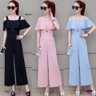 AK 9613 Jumpsuit จั้มสูทสายเดี่ยวขายาว