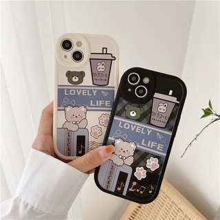 เคสโทรศัพท์มือถือ ลายการ์ตูนหมีชานม สําหรับ Huawei P50 Pro P40 Pro P30 Pro P20 Pro Mate 40 Pro Mate 30 Pro Mate 20 Pro nova 7i nova 5T nova 5 Pro 6 SE nova 7 SE 7 Pro 8 SE 8 Pro เคสนิ่ม