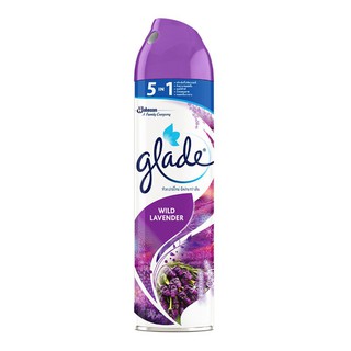 Glade เกลด สเปรย์ปรับอากาศ กลิ่นไวลด์ลาเวนเดอร์ 320 มล.