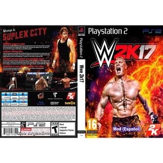 แผ่นเกมส์ PS2 WWE 2K17   คุณภาพ ส่งไว (DVD)