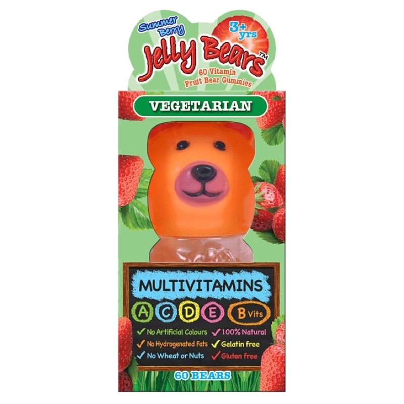 Jelly Bears Multivitamins Fruit Bear 60 Chewables Shopee Thailand