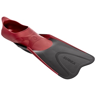 ตีนกบ ตีนกบผู้ใหญ่ ดำน้ำตื้น ตีนกบดำน้ำตื้น สีดำแดง SUBEA Adults’ snorkelling fins SUBEA SNK 500 maroon