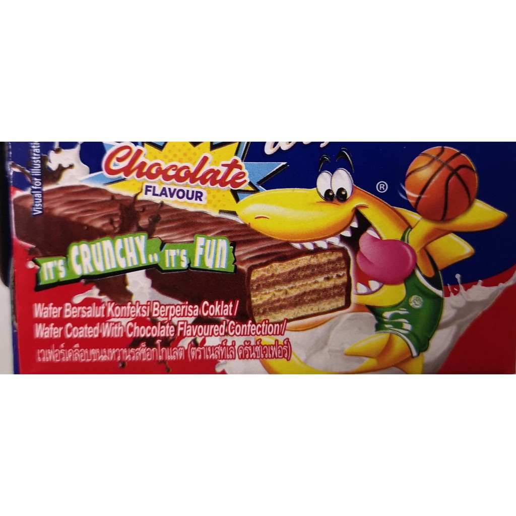Nestle Crunch เนสท์เล่ ครันชี่ ไบต์ เวเฟอร์ ขนาด 11กรัม/ชิ้น แพ็คละ24ชิ้น Wafer Chocolate Flavour