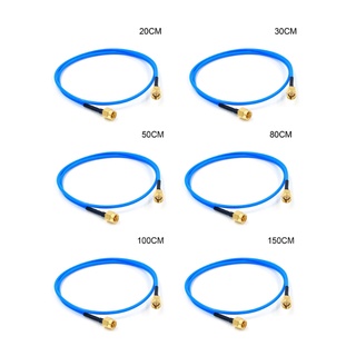 สายเคเบิ้ลเชื่อมต่อโคแอกเชียล RF SMA ตัวผู้ เป็นตัวผู้ พร้อมจัมเปอร์ RG405 RG086 1 ชิ้น