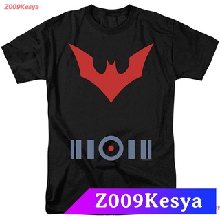 Z009Kesya เสื้อยืดสีพื้นผู้ชาย Popfunk Classic Batman Beyond Costume DC Comics T Shirt &amp; Stickers discount BATMAN แบทแมน