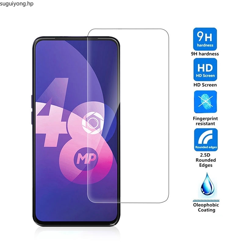 2.5DกระจกนิรภัยใสOppo F11 F9 R17 Pro A3s A7 A5s A73 A83 A5 A9 2020 ฟิล์มกันรอยหน้าจอ