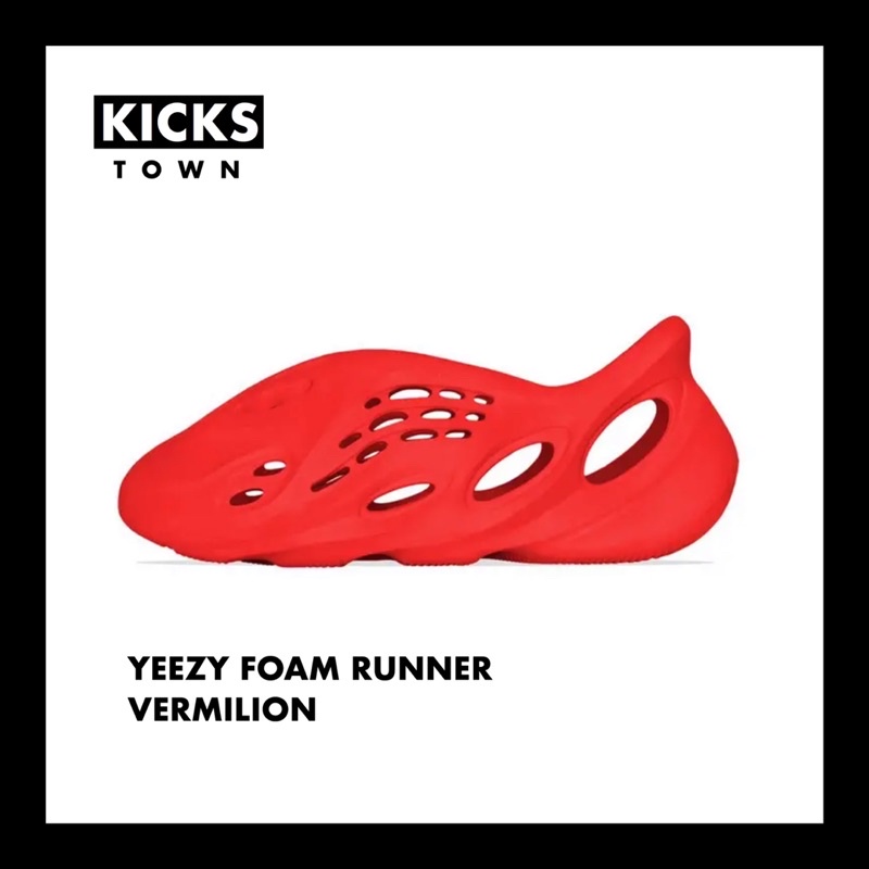 YEEZY FOAM RUNNER VERMILION