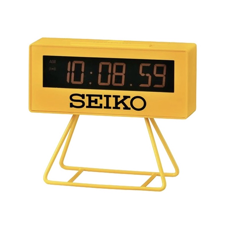 นาฬิกาปลุกดิจิตอลรุ่น QHL062Y สีเหลือง