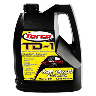 Torco TD-1 น้ำมันเครื่องดีเซล (Super Duty Diesel Oil) 15w40