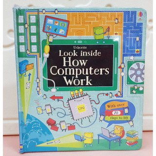 Look Inside How Computers Work เหมาะสำหรับ 4 ขวบ+  Board book กระดาษแข็งทุกหน้า with flaps